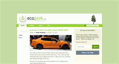 Desktop Screenshot of ecogeek.org